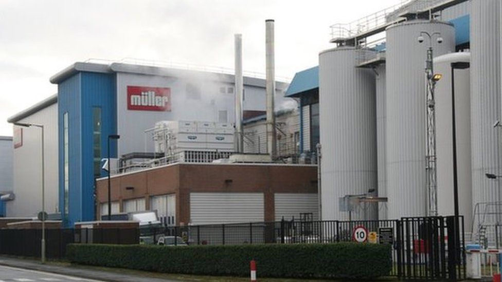 Muller dairy site in Market Drayton