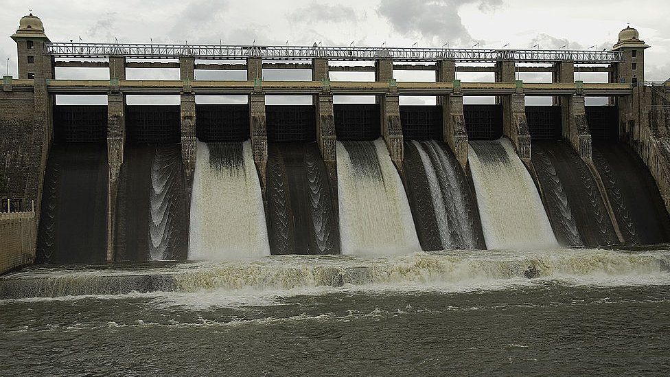 Amaravathi Dam, Coimbatore District, Tamil Nadu, India