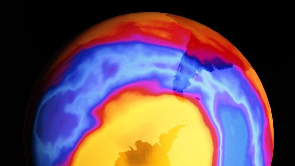 Ozone layer 'rescued' from CFC damage - BBC News