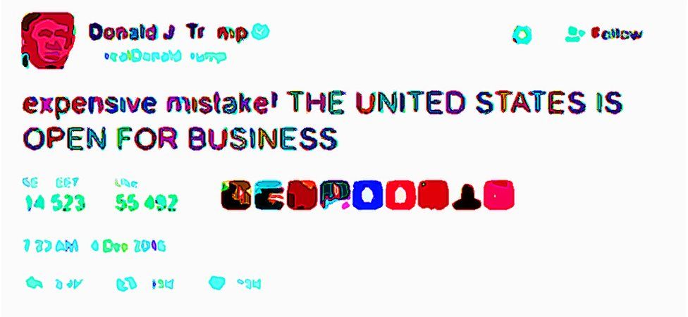 @realDonaldTrump: expensive mistake! The UNITED STATES IS OPEN FOR BUSINESS