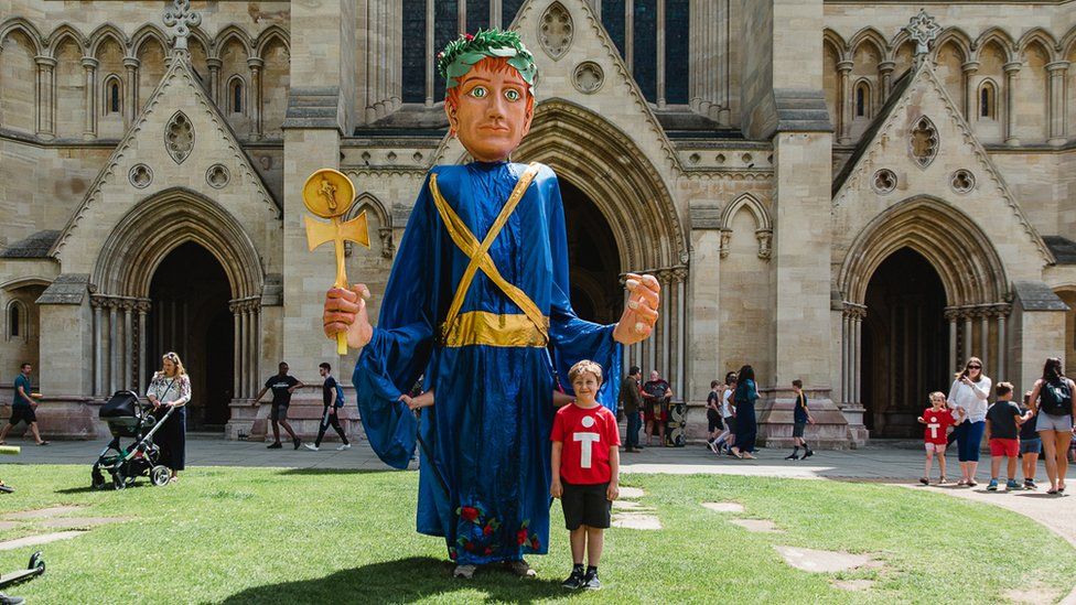 Covid St Albans Pilgrimage Returns To Historic Route Bbc News