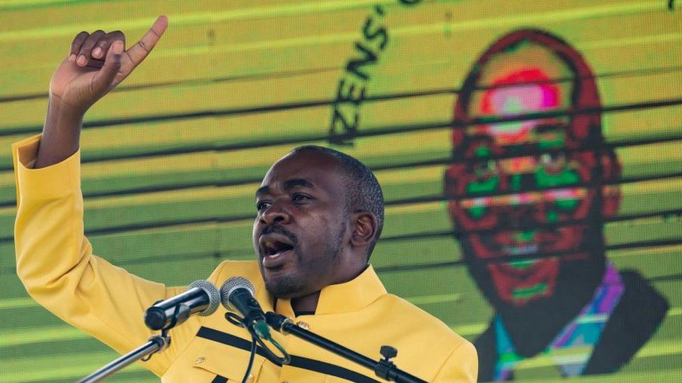 Nelson Chamisa: Zimbabwe opposition CCC leader quits 'contaminated' party