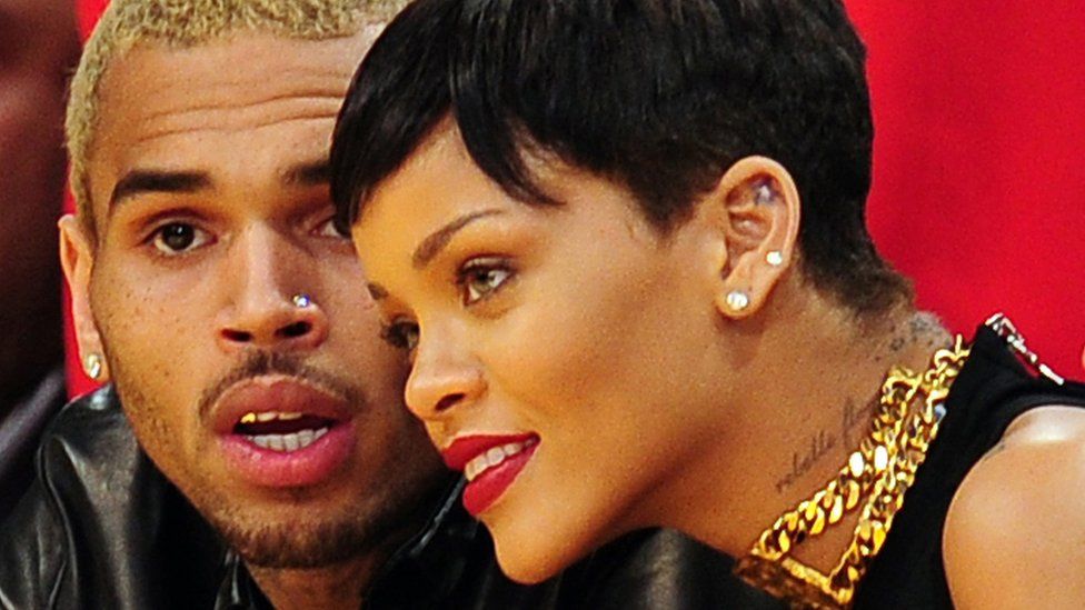 Rihanna and Chris Brown in 2012