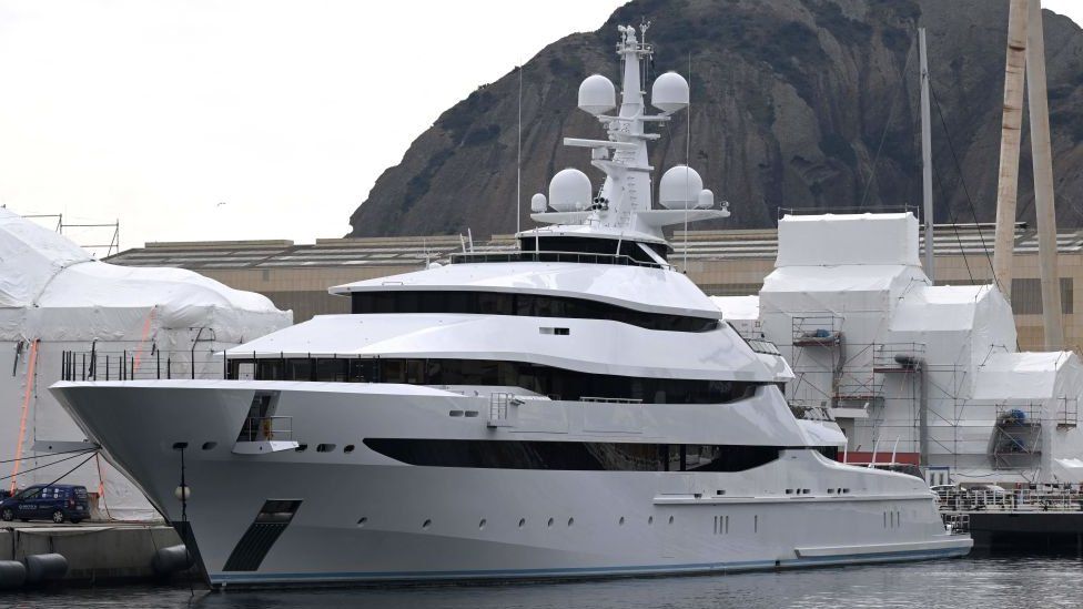 Rosneft boss Igor Sechin's yacht Amore Vero