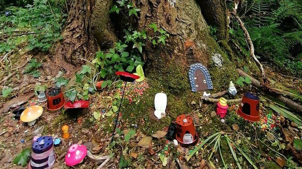 Fairy House in woods