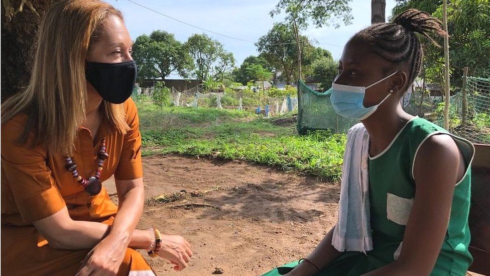 Helen Grant in Sierra Leone