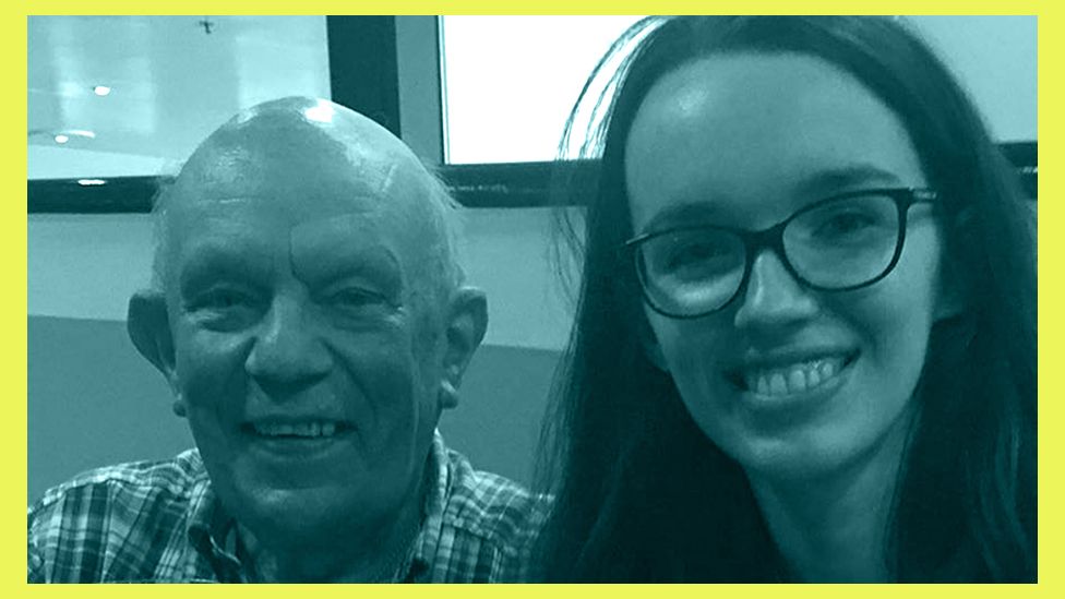 Gabby with her dad