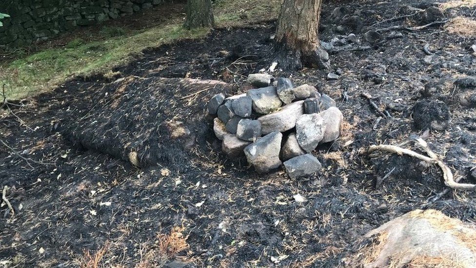 Barbecues cause Staffordshire wildfire concerns BBC News