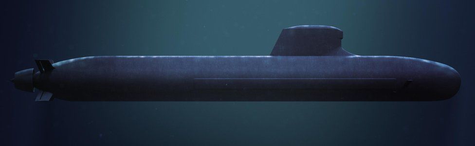 Компьютерная графика подводной лодки Shortfin Barracuda