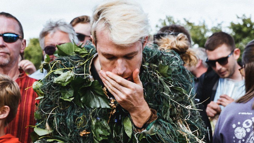 Nettle eating championships