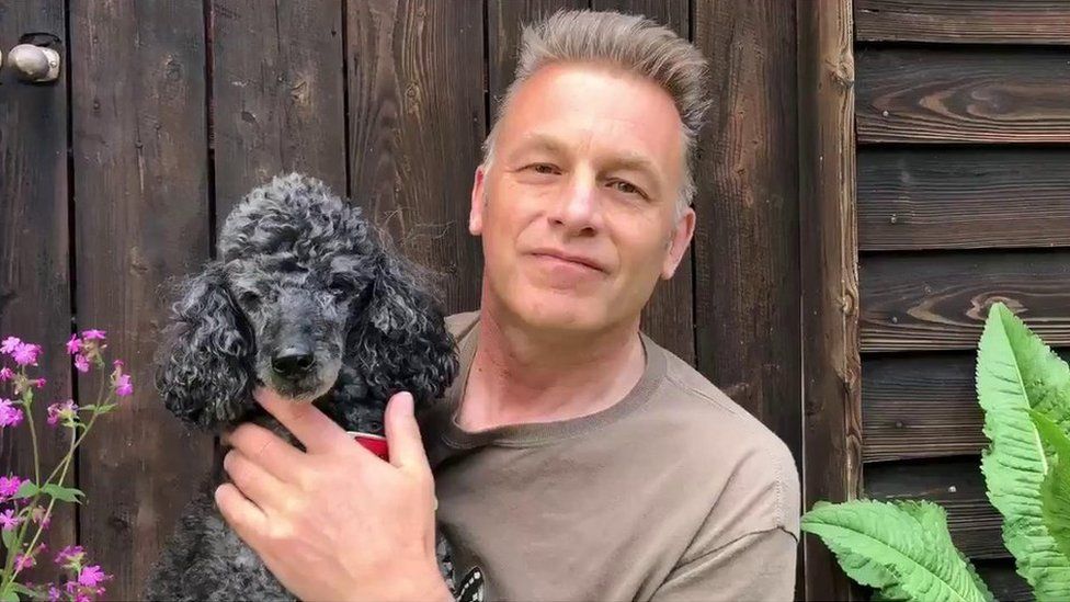 Chris Packham and Scratchy