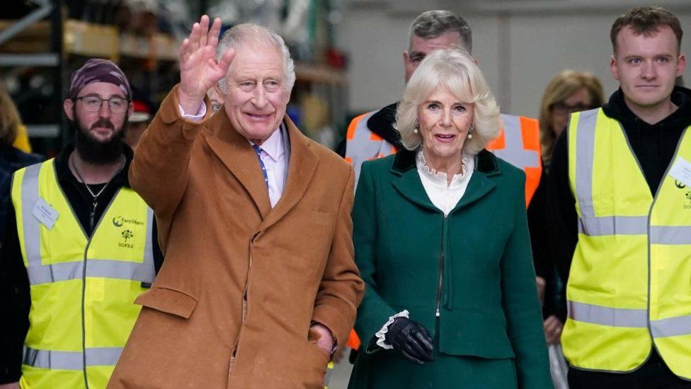 King Charles and Queen Camilla at the official launch of The Coronation Food Project