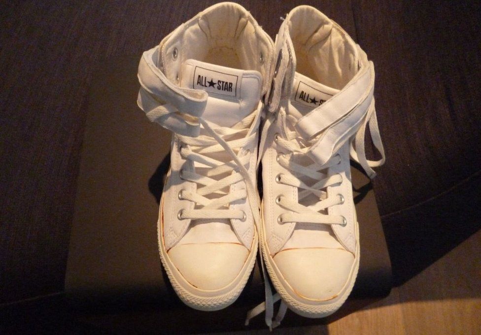 Russell Brand's Converse High Tops