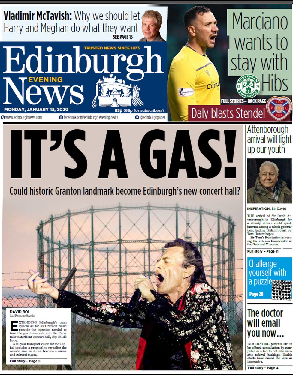 Scotland's Papers: Indyref2 Demands And Edinburgh Concert Hall Hopes ...