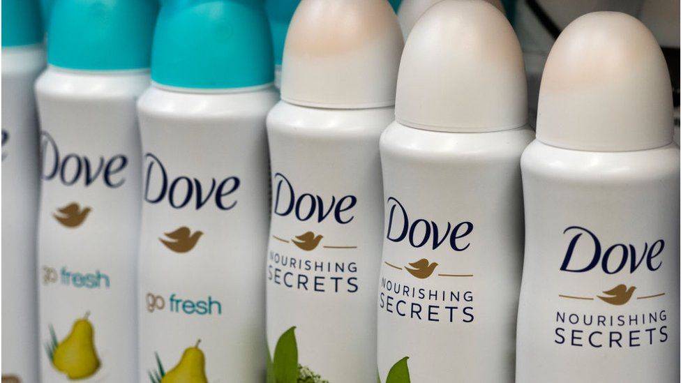 Dove deodorants