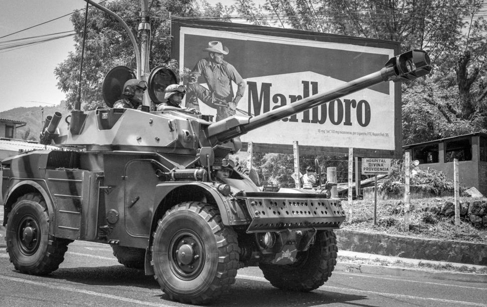 San Salvador, 15 de Septiembre 1991. Desfile militar