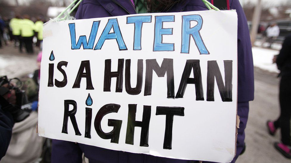 Water protests in Flint, Michigan