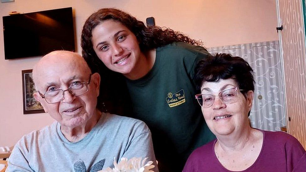 Amiram and Nurit Cooper, pictured with their granddaughter, Gali