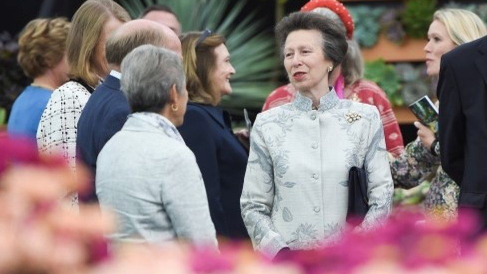 Princess Anne at the Chelsea Flower Show 2021