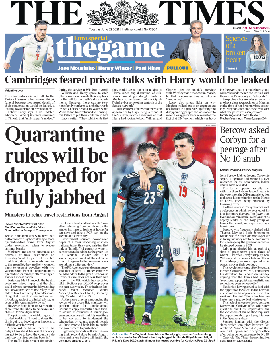 The Times Tuesday