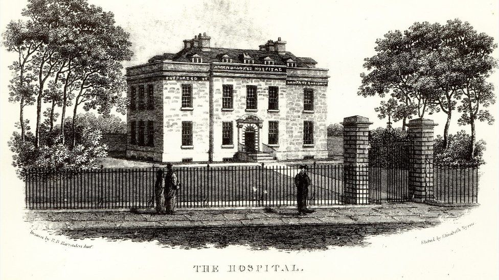 Addenbrooke's Hospital, Trumpington Street c. 1810