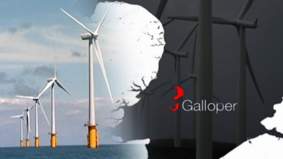 Galloper wind farm map