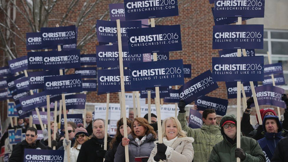 The Christie campaign spent the most time of any Republican candidate campaigning in New Hampshire