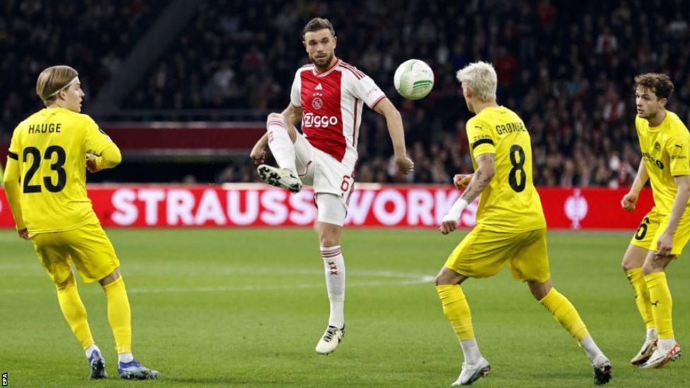 Ajax 22 Bodo Glimt Europa Conference League playoff ends in draw after Ajax fight back BBC