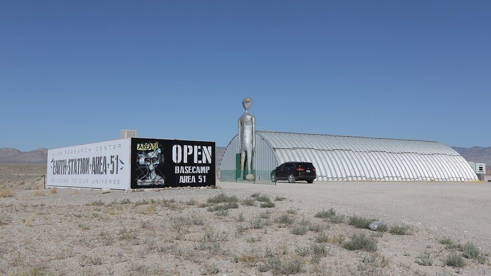 Basecamp Area 51 is being held at the Alien Research Center in Hiko