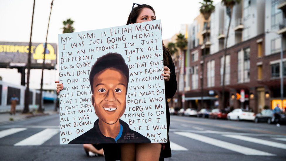 A vigil was held demanding justice for Elijah McClain on the one year anniversary of his death
