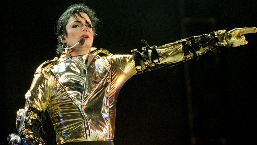 Michael Jackson on stage