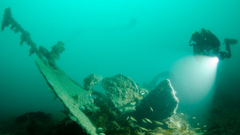 Scapa Flow wrecks recorded in interactive maps - BBC News