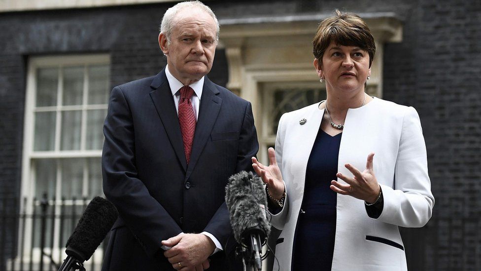 The relationship between McGuinness and DUP leader Arlene Foster was less amicable than the one he shared with Paisley