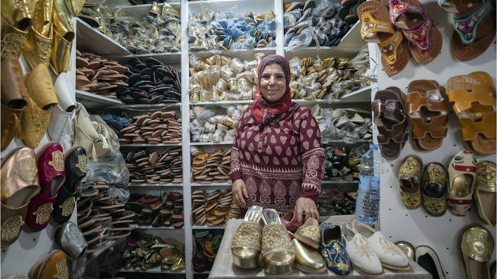 Saida Shoe Shop Owner
