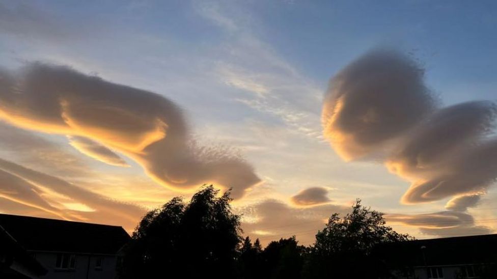 Ufo Like Lenticular Clouds In Highland Skies Bbc News 5638