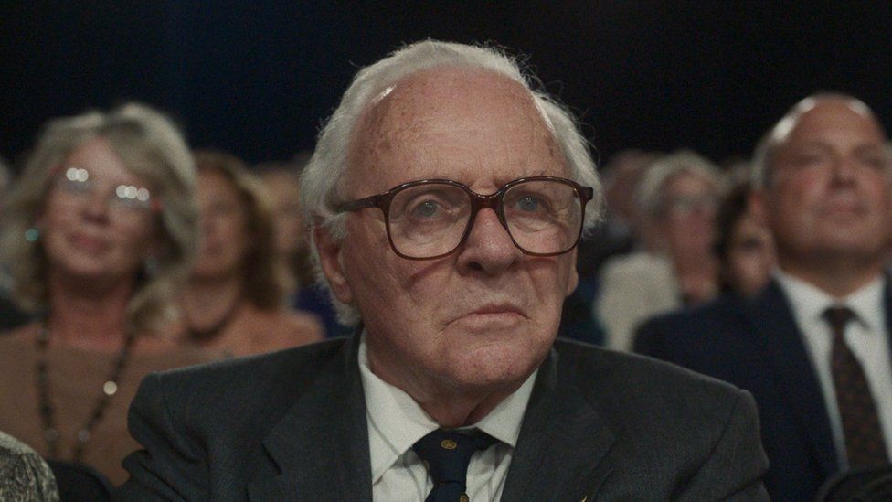 Sir Anthony Hopkins playing Sir Nicholas Winton - inactive  from the film