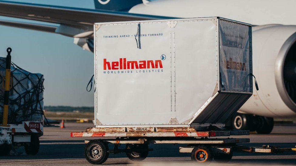 Hellmann cargo container