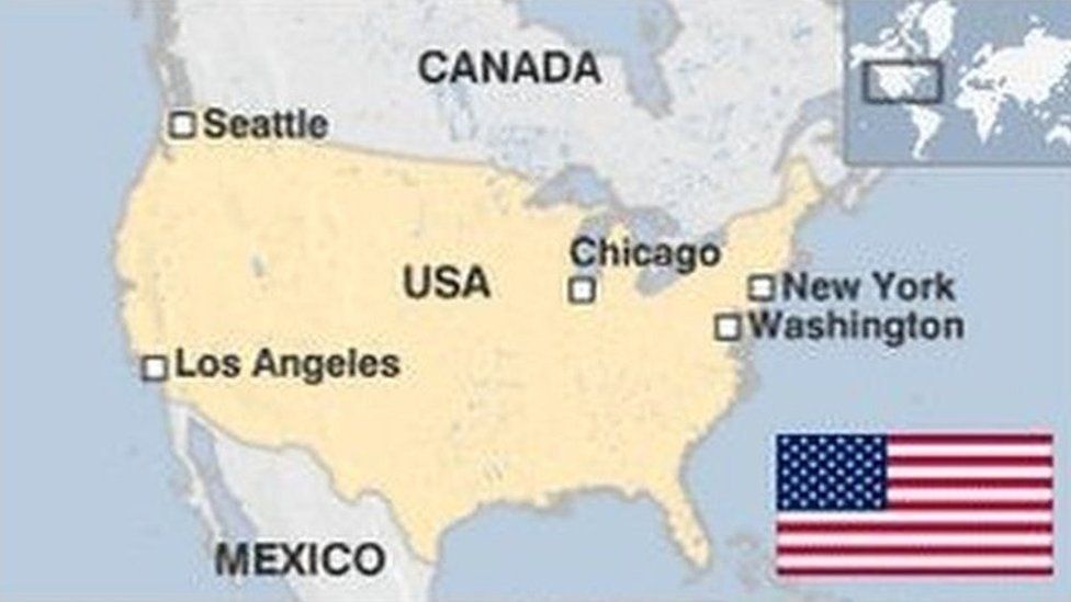 Map of the USA
