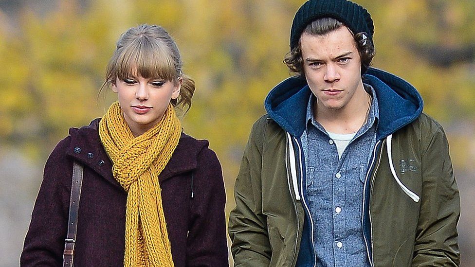 Taylor Swift and Harry Styles pictured together in 2012