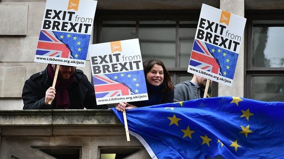 Lib Dem protesters