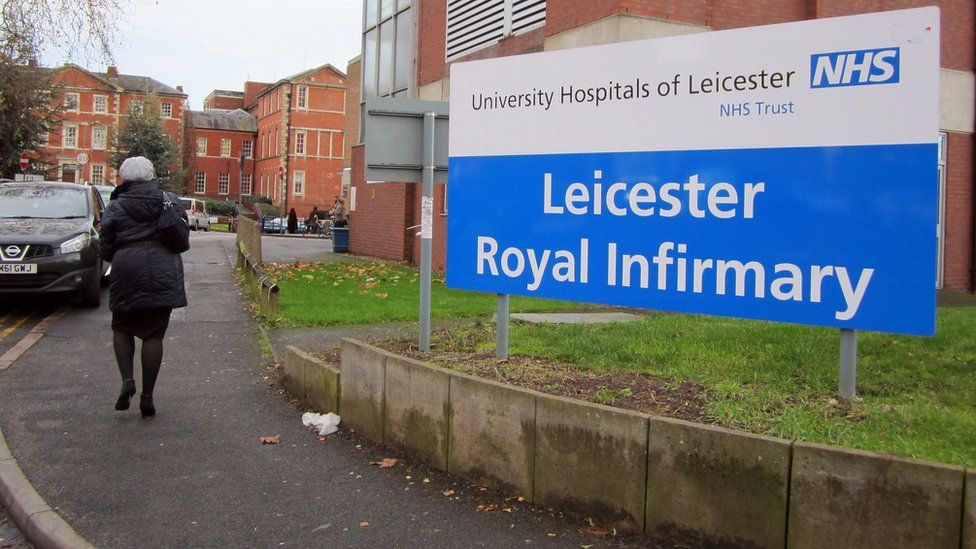 Leicester Royal Infirmary sign