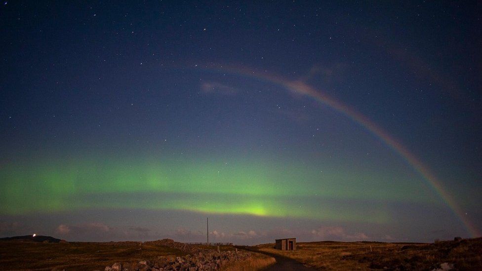 Moonbow at Durness