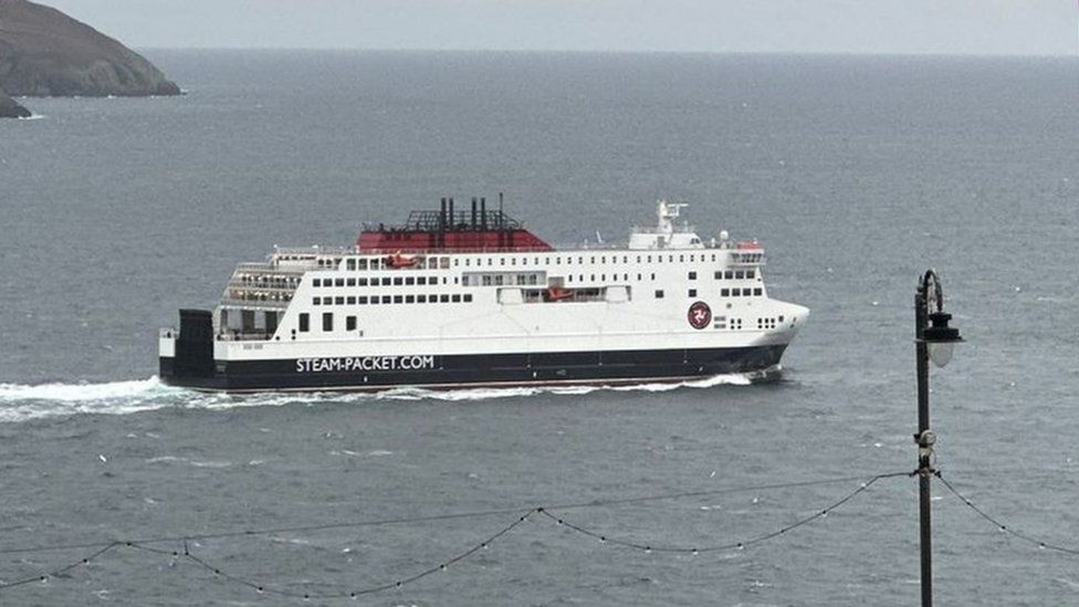 Manxman in Douglas bay