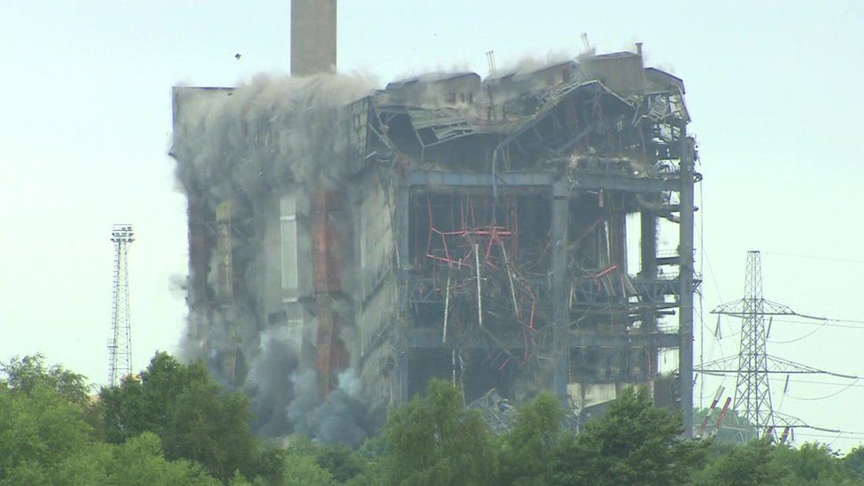 Didcot Power Station demolition