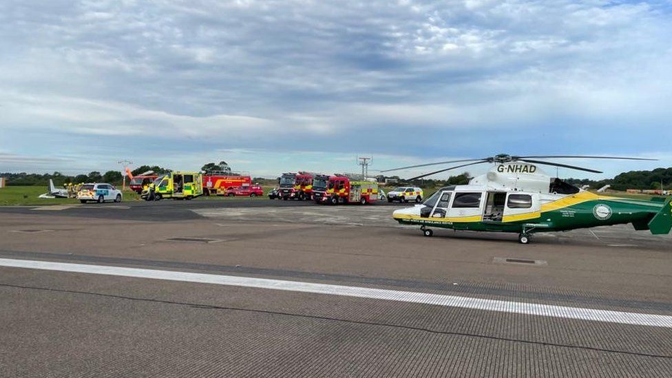Great North Air Ambulance Service at Teesside Airport