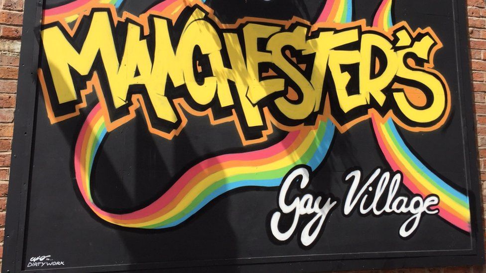 A mural from Manchester's Gay Village
