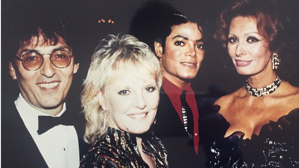 Don Black, Petula Clark, Michael Jackson, Sophia Loren