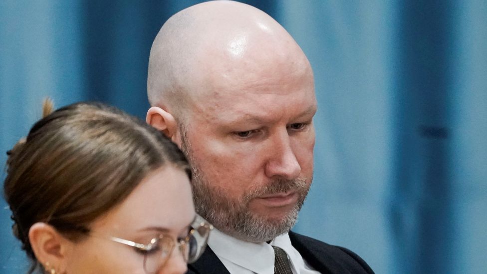 Anders Breivik in court on Monday