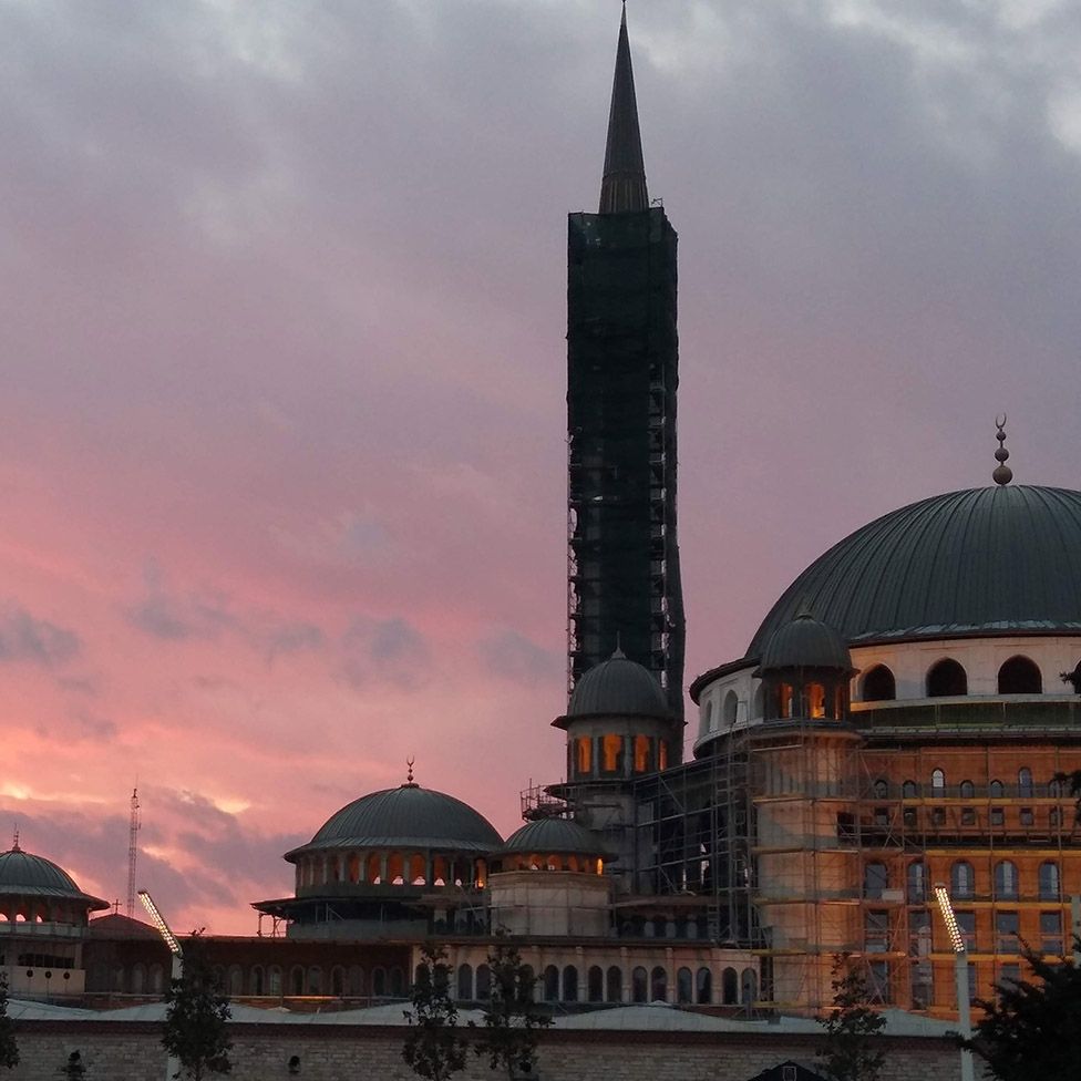 The mosque at dawn