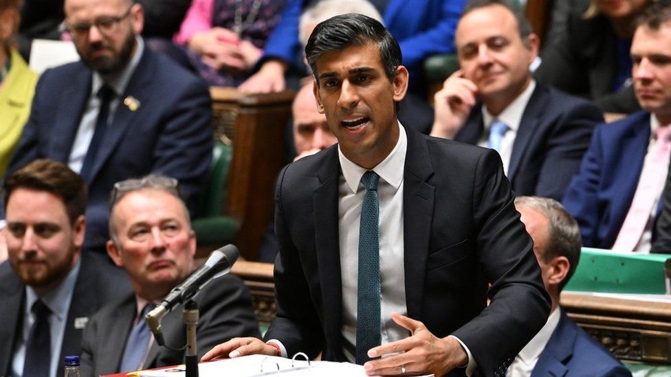 Fact-checking Rishi Sunak's first PMQs - BBC News